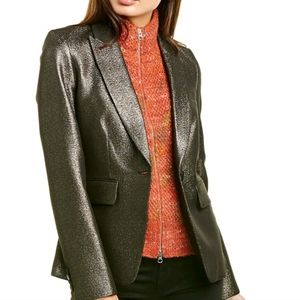 Veronica Beard Knit Dickey Orange/multi